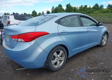 2013 Hyundai Elantra Gls from USA, damaged, VIN KMHDH4AE2DU531707